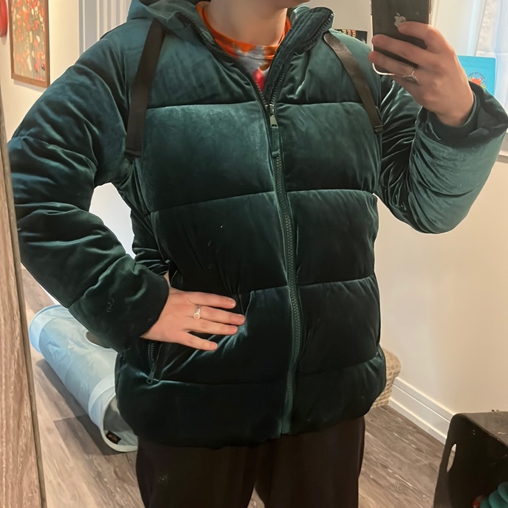 Green Velvet Gap Jacket